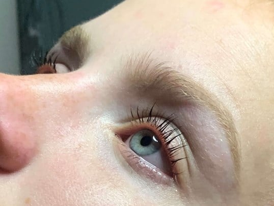 Lash Lift Tint Before & After Image